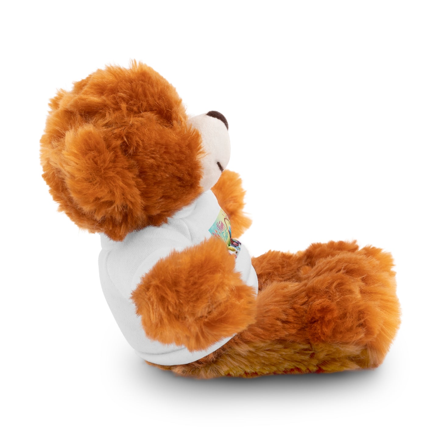 Happy Easter Stuffed Animal - Adorable Plush Bear with Tee