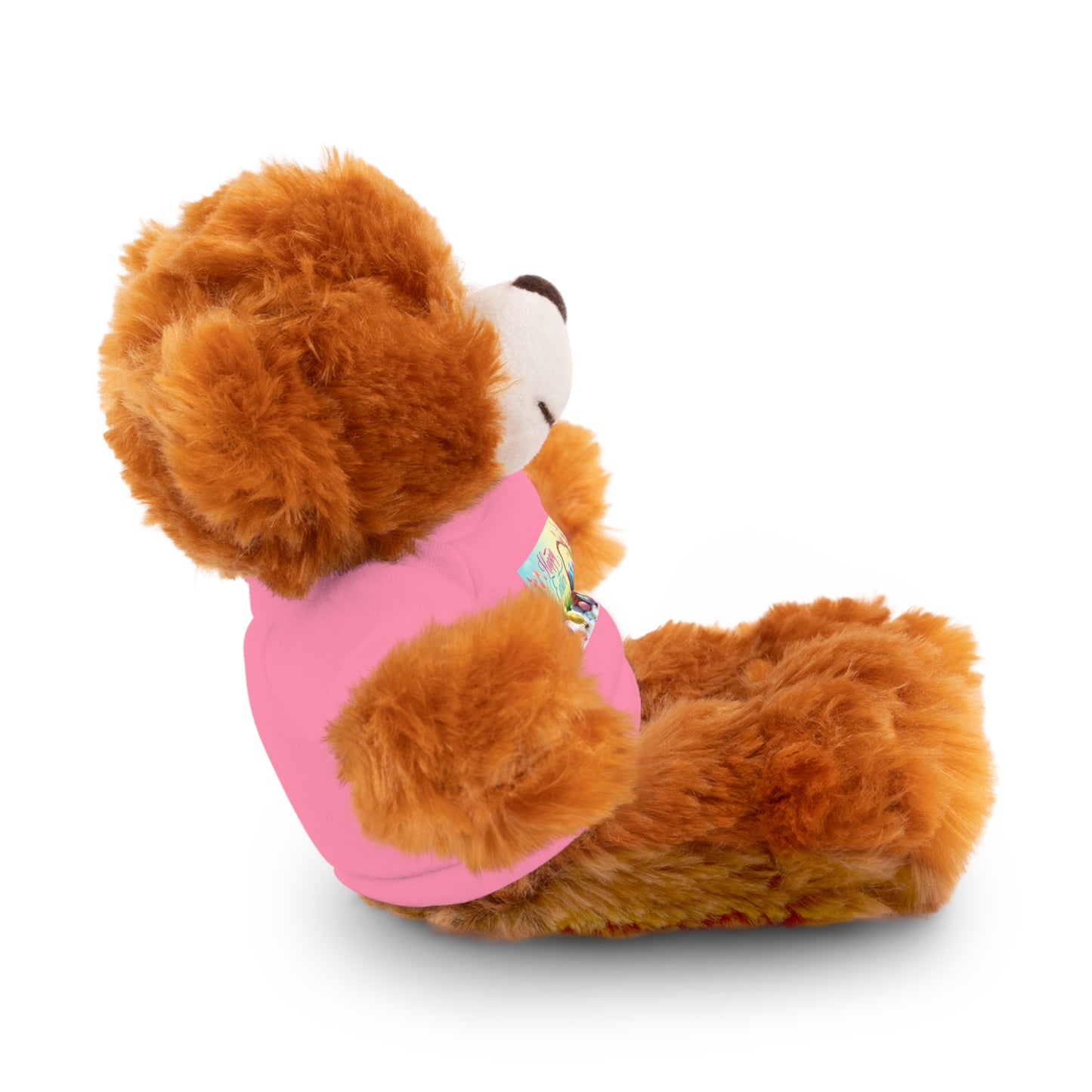 Happy Easter Stuffed Animal - Adorable Plush Bear with Tee