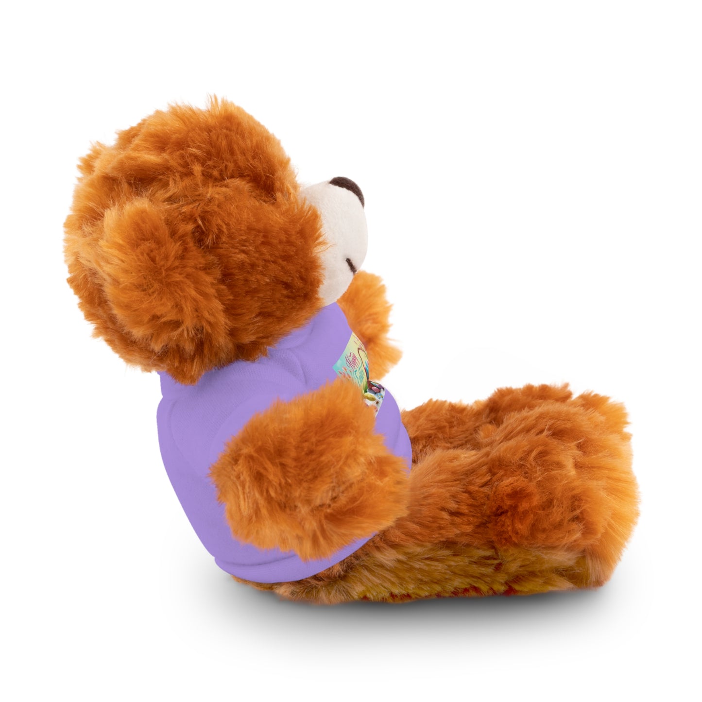 Happy Easter Stuffed Animal - Adorable Plush Bear with Tee