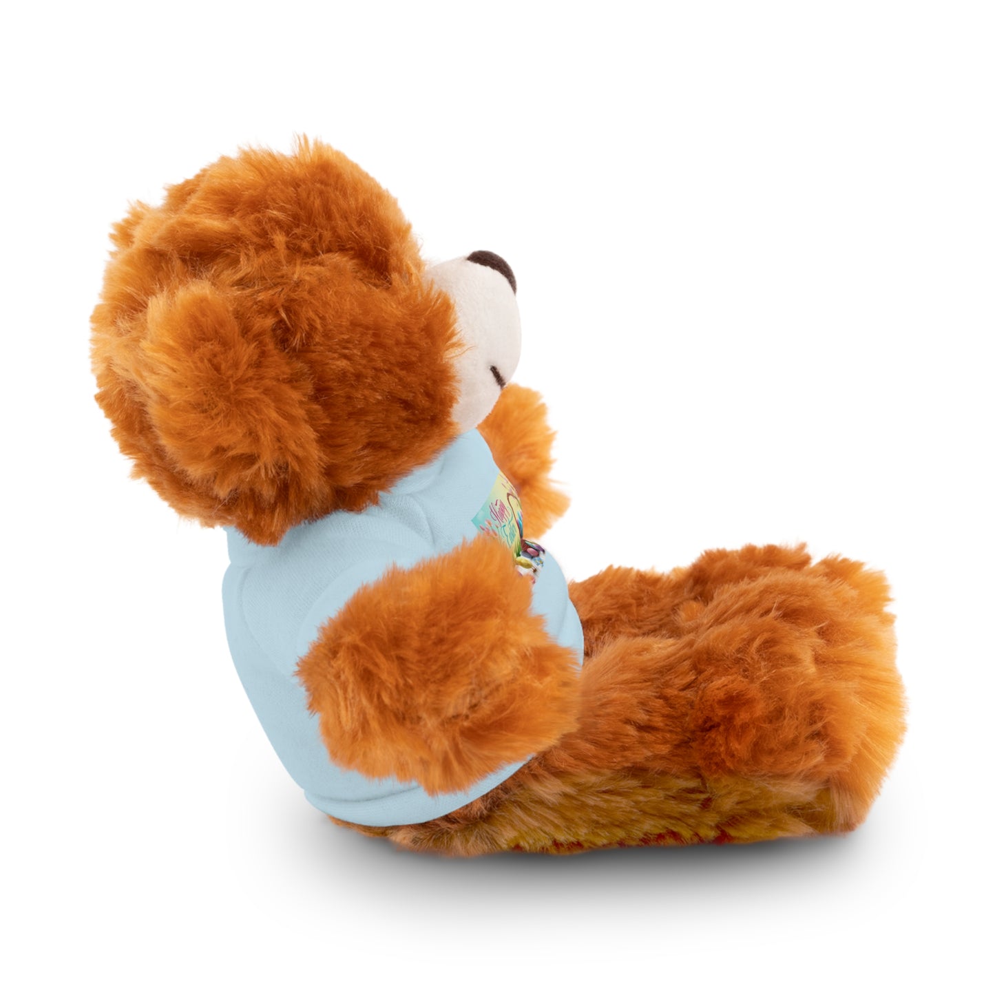 Happy Easter Stuffed Animal - Adorable Plush Bear with Tee